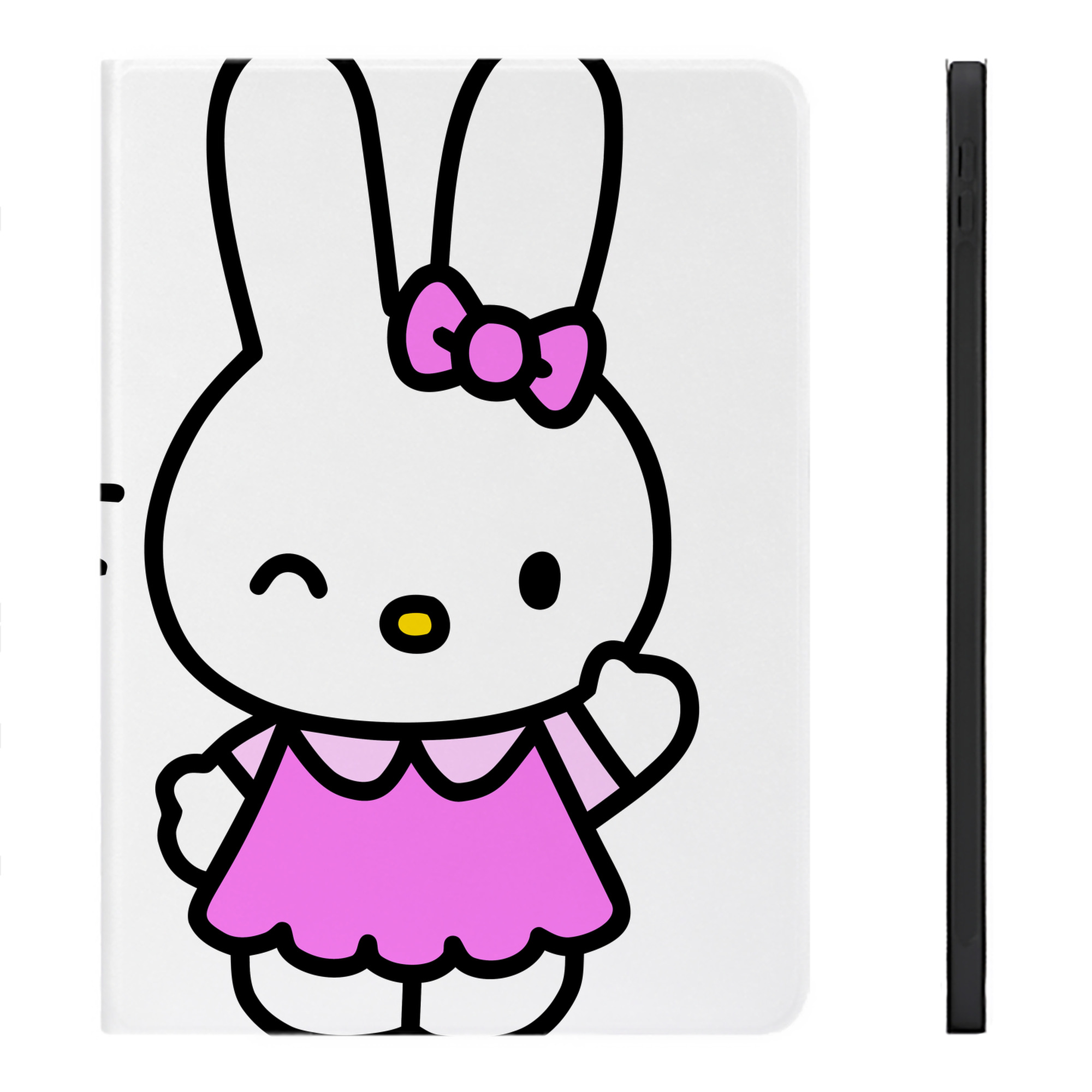 （画像用） Hello Kitty ハローキティ IPadケース ペンホルダー付き ブックスタイルデザイン